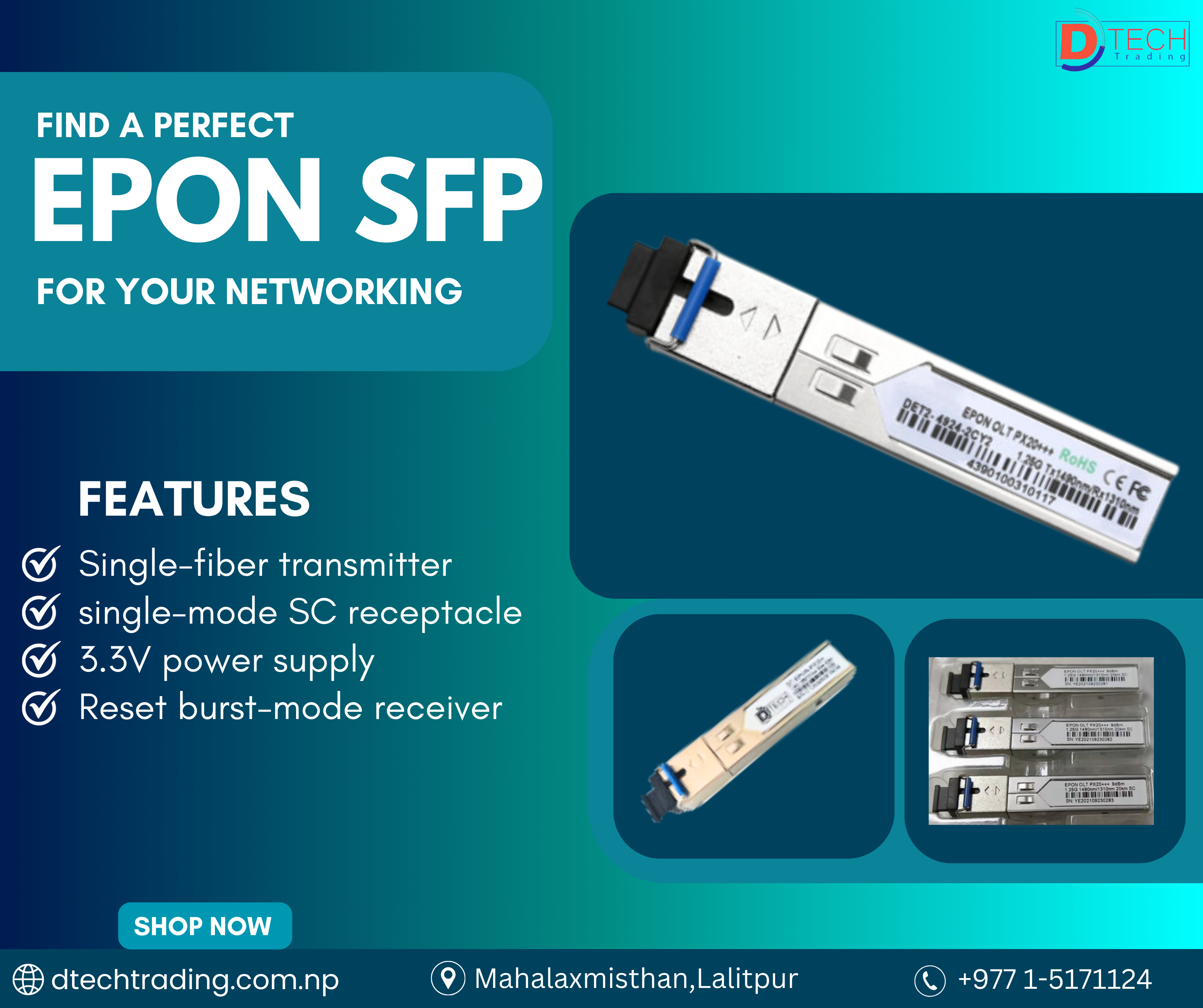 Exploring the Power and Precision of SFP EPON 20 KM 9dbm SC Transceiver